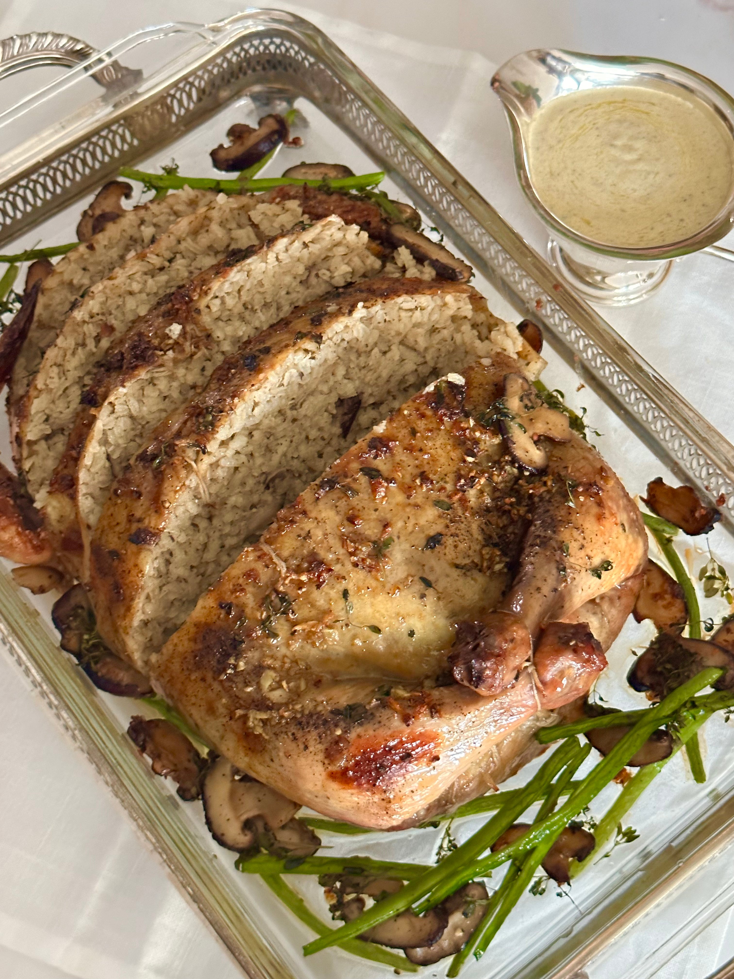 Truffle Risotto Stuffed Chicken